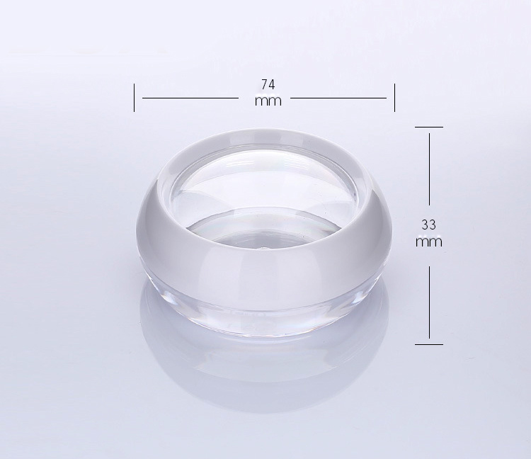 Wholesale Multifunctional Sky Window Plastic Case 50g Food-Grade Plastic Container