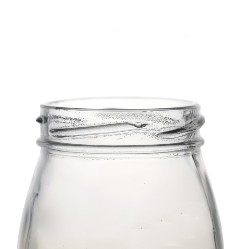 Wholesale Multiple Capacities High Quality Customize Clear Round Food Pudding Glass Jar
