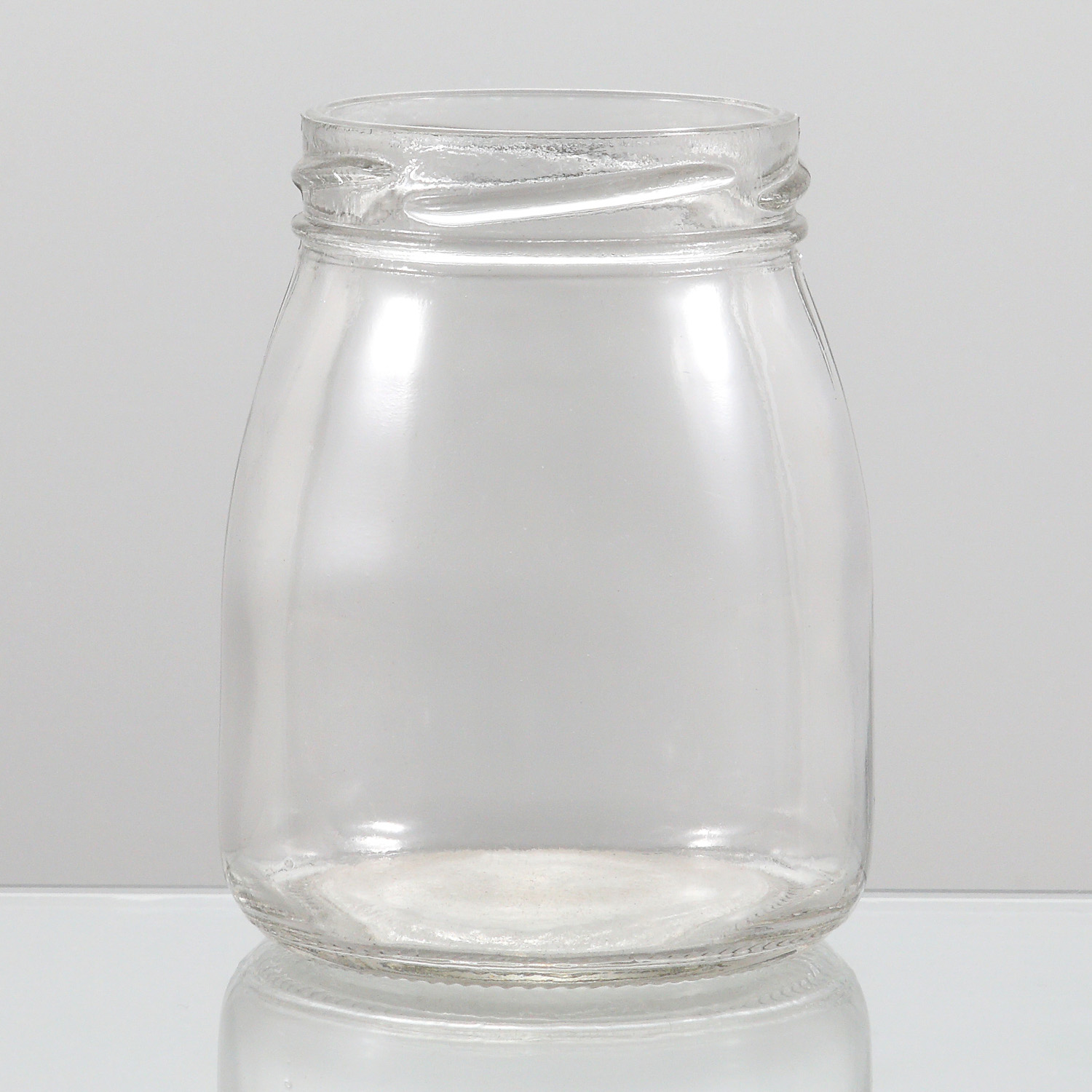 Wholesale Multiple Capacities High Quality Customize Clear Round Food Pudding Glass Jar