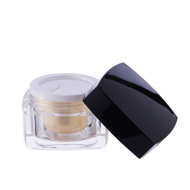 Wholesale Multiple size Acrylic clear plastic skin care body cream jar