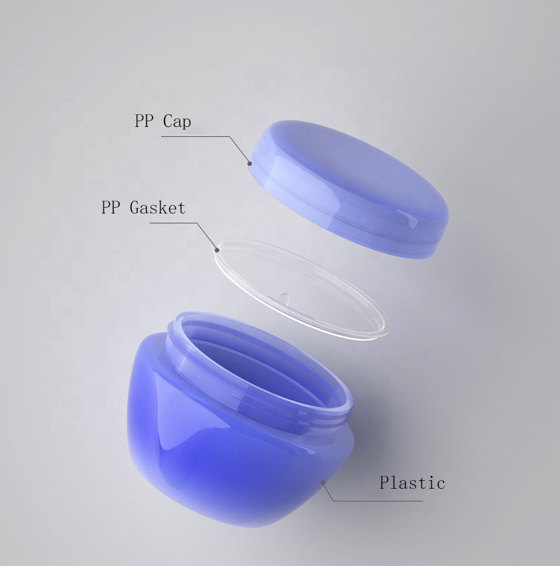 Wholesale Mushroom Shape Purple Cosmetic Cream Jars 5g 10g 20g 30g 50g