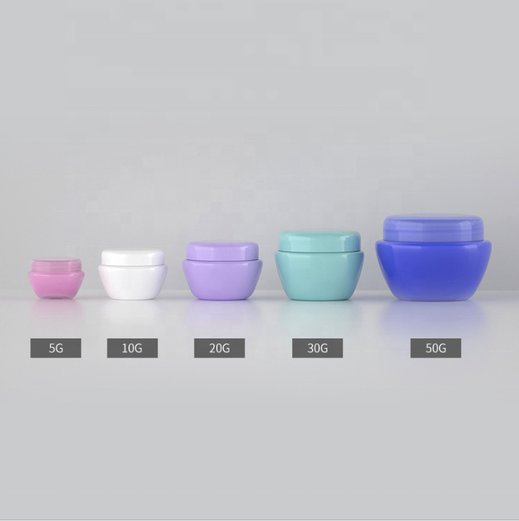 Wholesale Mushroom Shape Purple Cosmetic Cream Jars 5g 10g 20g 30g 50g