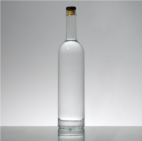 Wholesale New Design custom frosted vodka glass bottles