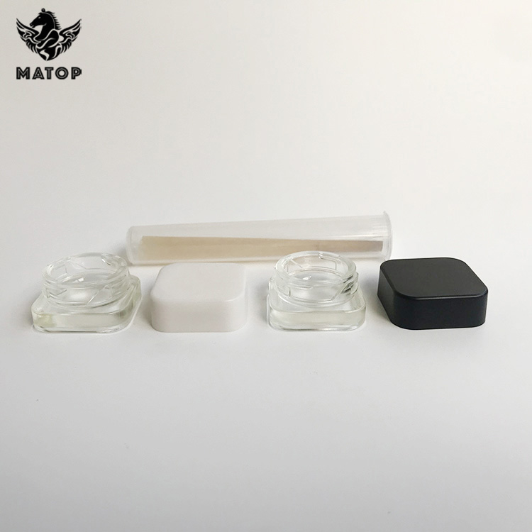 Wholesale OEM ODM 9ml glass jar for hemp paste