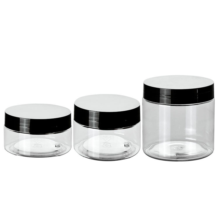 Wholesale OEM Private Label 200ml Plastic Cosmetic Cream Container 150ml Cosmetic Jar 50ml Face Jar