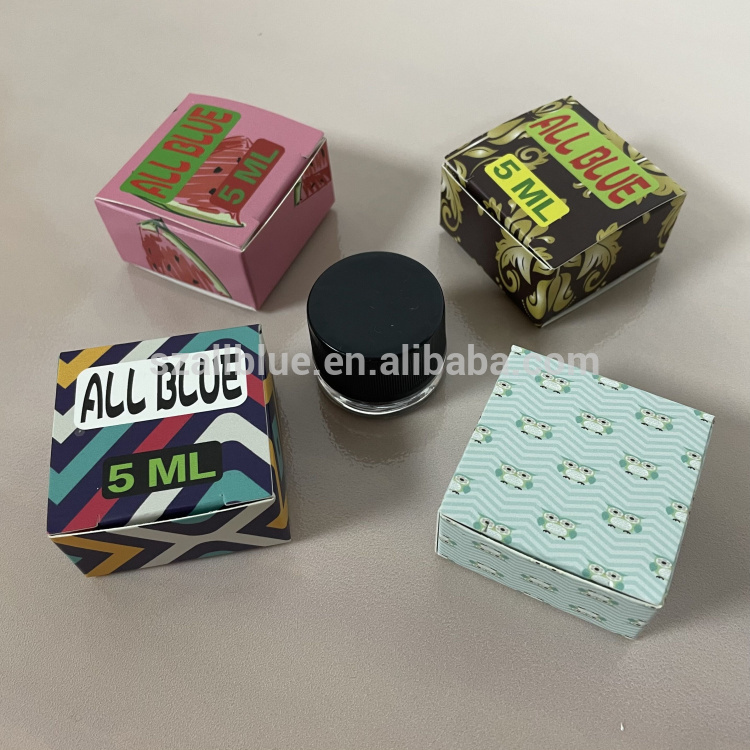 Wholesale OEM cbd wax oil Containers Jars box custom 5ml eco-friendly wax melts cardboard concentrate packaging