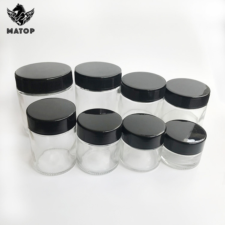 Wholesale OEM customized logo glass jar supplier