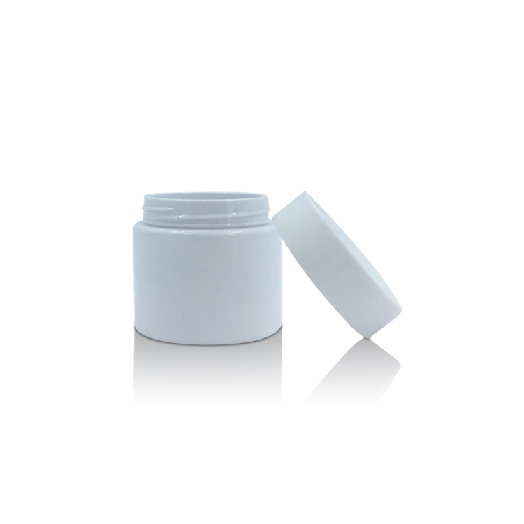 Wholesale PET Plastic Empty Moisturizer Cream Body Care Facial-pack PET Cosmetic Cream Jar 100g