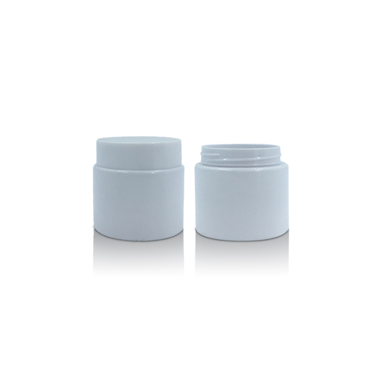 Wholesale PET Plastic Empty Moisturizer Cream Body Care Facial-pack PET Cosmetic Cream Jar 100g