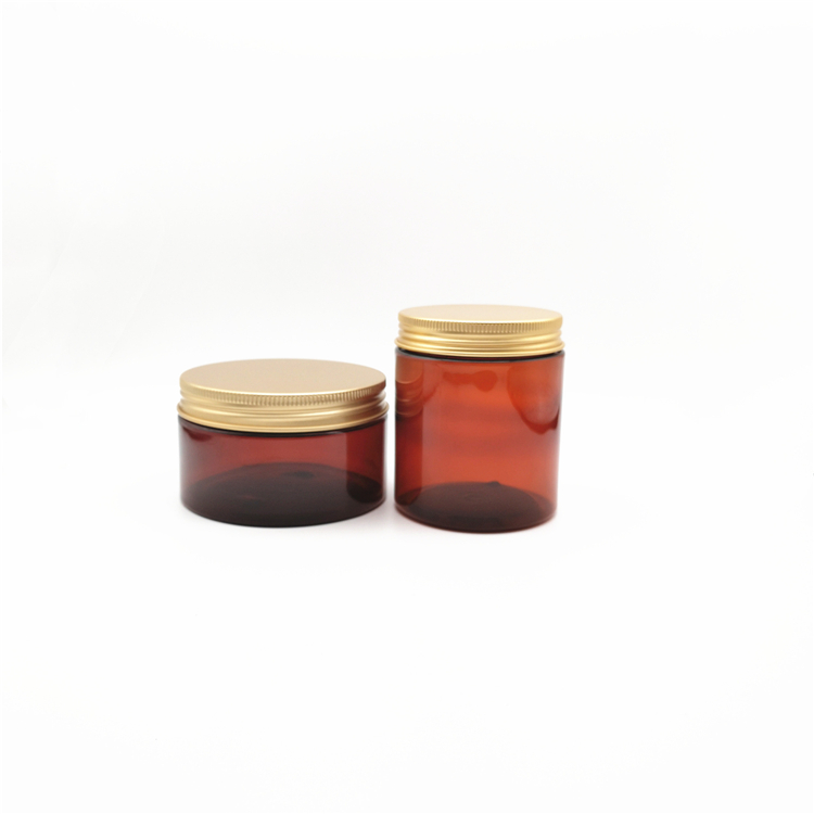 Wholesale PET Wide Mouth Bottle Plastic Bottle Cosmetics Jar with Screw Lids Empty Containers