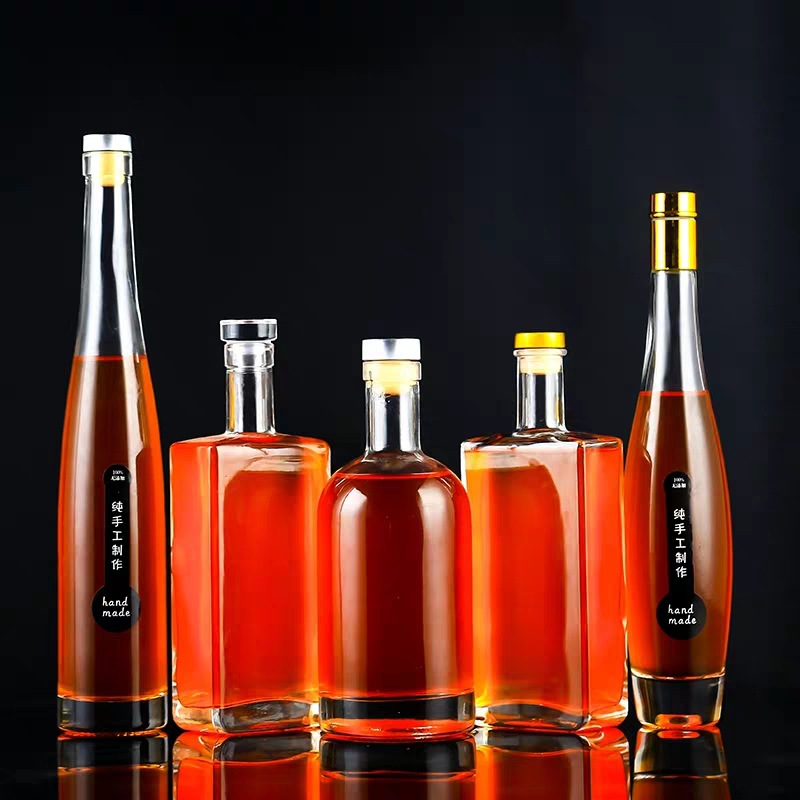 Wholesale Package 200Ml 500Ml Botellas De Vidrio 750 Ml