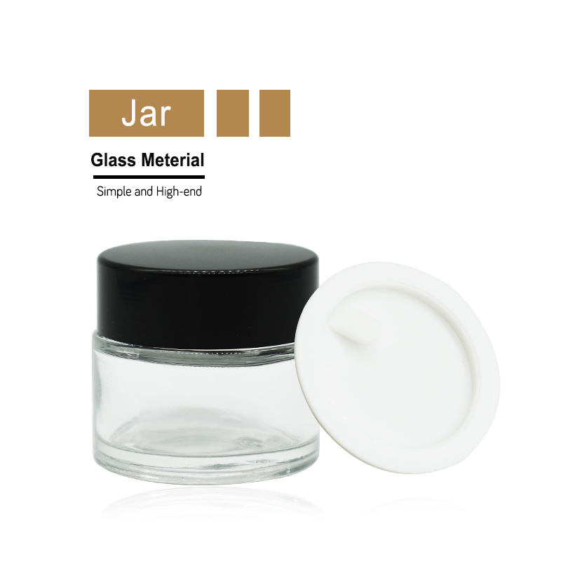 Wholesale Packaging Glass Jars for 3 in 1 pack yoni detox pearls Glass Jars With Screw Cap