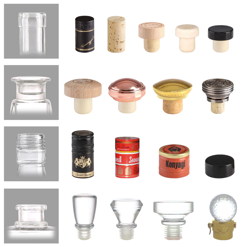 Wholesale Personalized Pink Empty Champagne Glass Bottle With Polymer Cap