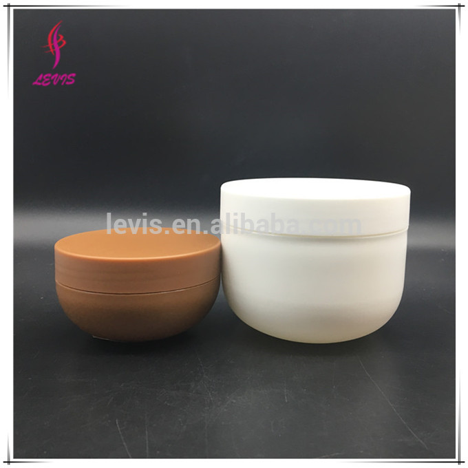Wholesale Plastic 200g Bowl Shape PP Cosmetic Cream Jar Packaging Colorful