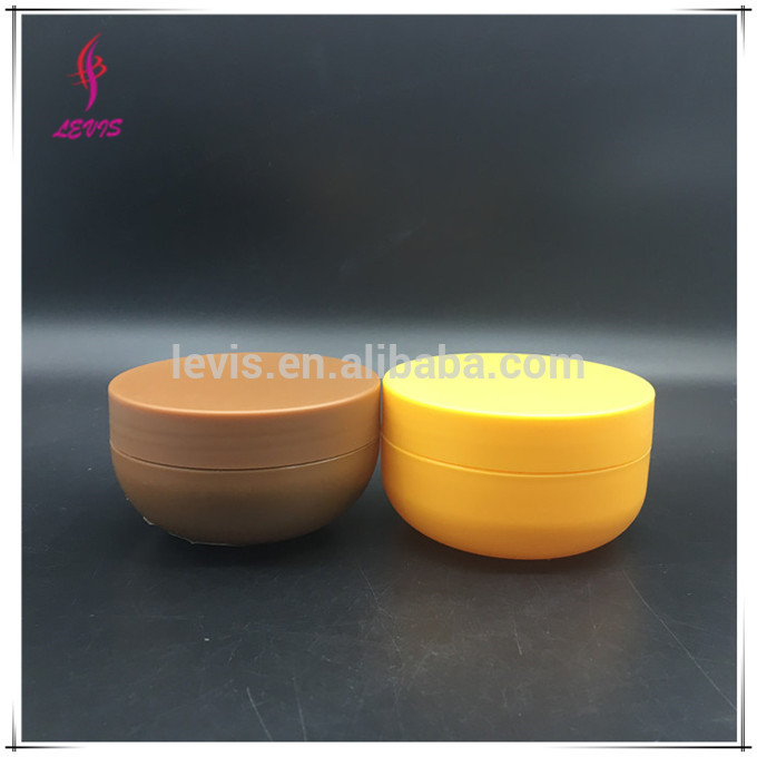 Wholesale Plastic 200g Bowl Shape PP Cosmetic Cream Jar Packaging Colorful