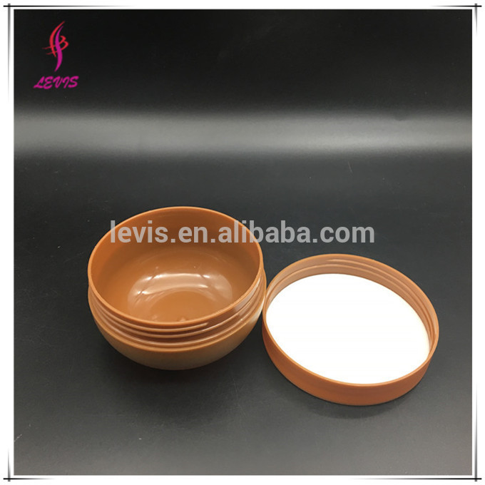 Wholesale Plastic 200g Bowl Shape PP Cosmetic Cream Jar Packaging Colorful