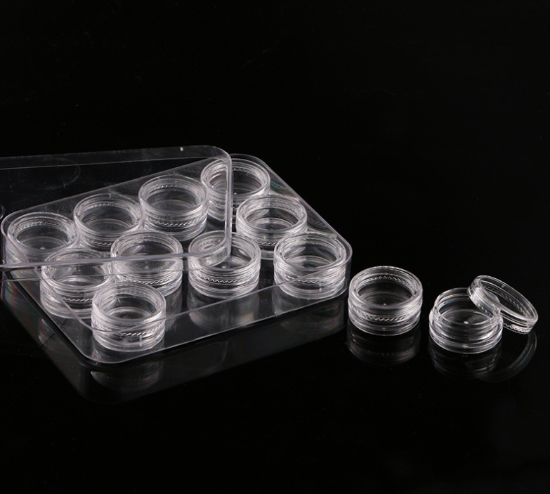 Wholesale Plastic Cosmetic Acrylic Almond Container Jars