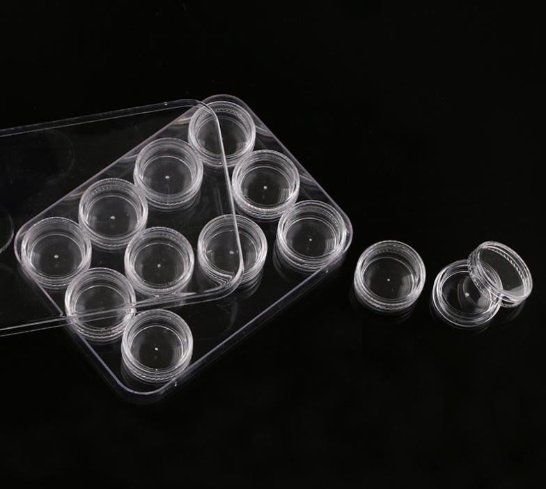 Wholesale Plastic Cosmetic Acrylic Almond Container Jars