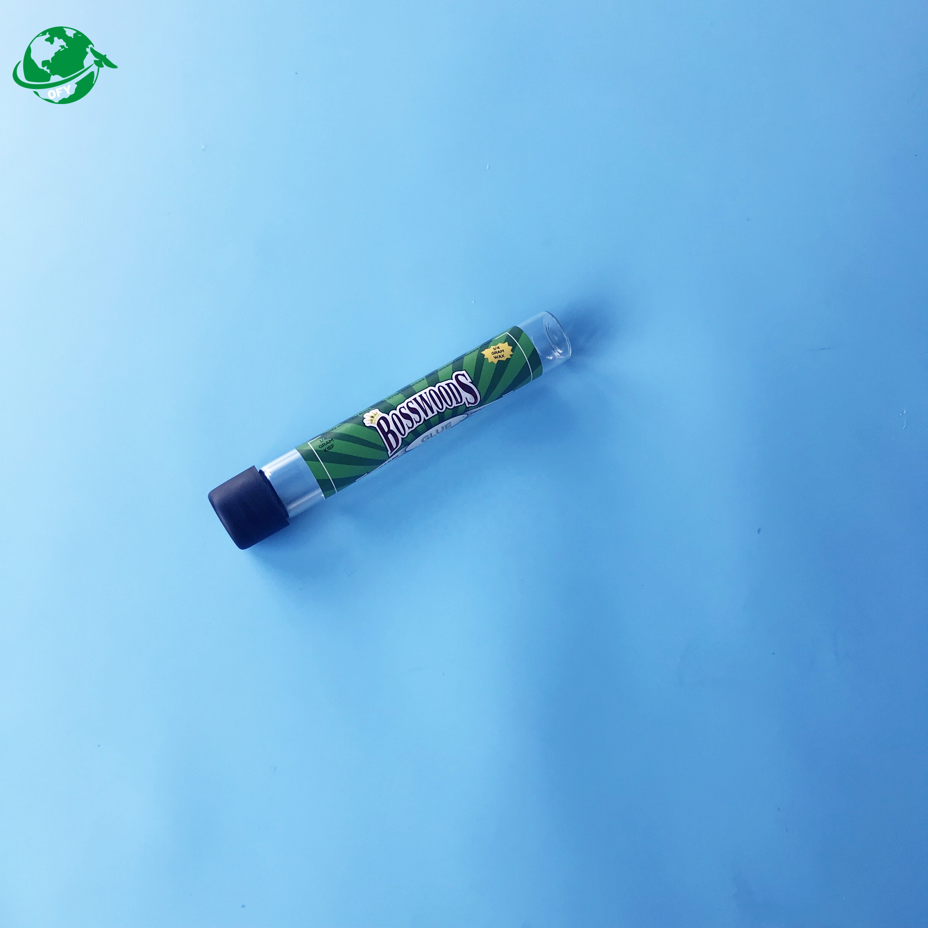 Wholesale Pre roll Tubes Glass tubes With CR Screw Tops For Packaging