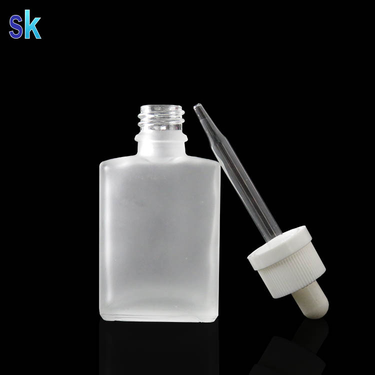 Wholesale Price 1oz rectangular glass dropper bottle 30ml