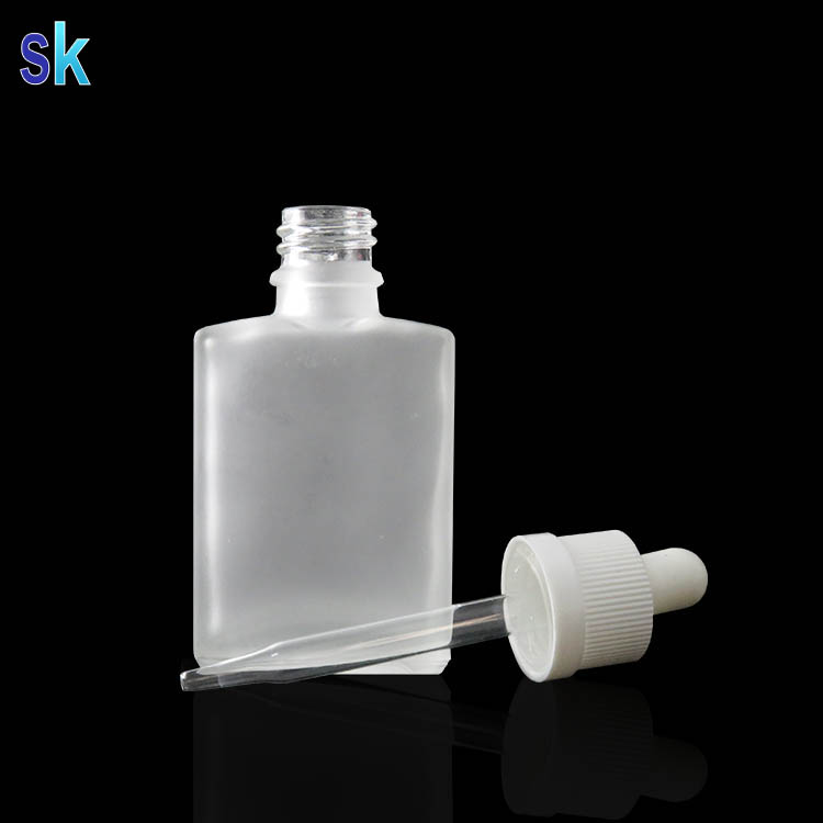 Wholesale Price 1oz rectangular glass dropper bottle 30ml