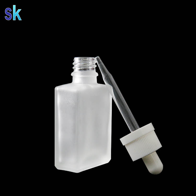 Wholesale Price 1oz rectangular glass dropper bottle 30ml