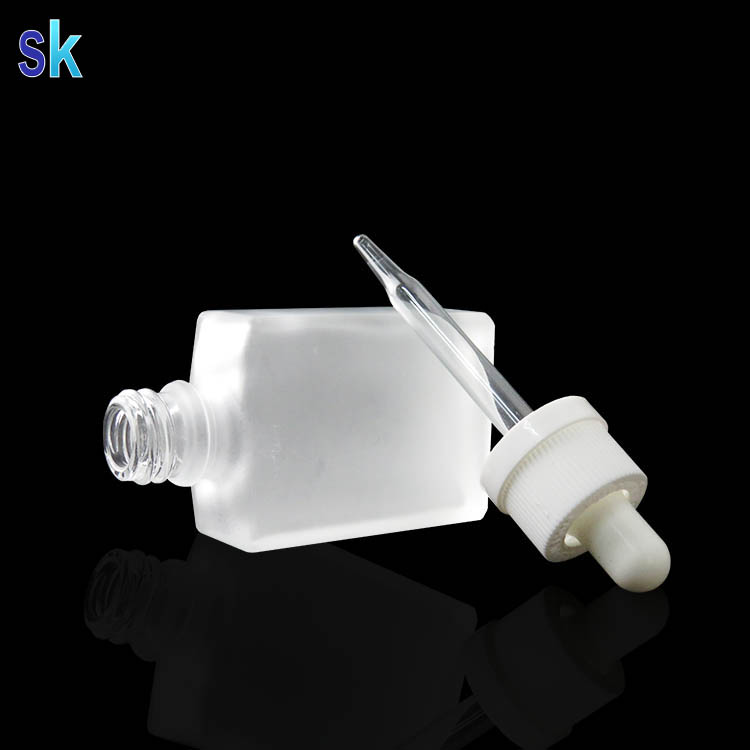 Wholesale Price 1oz rectangular glass dropper bottle 30ml