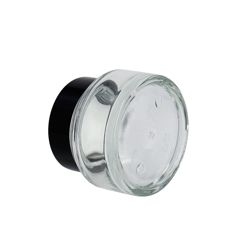 Wholesale Price Customized 30g 50g Transparent Glass Cosmetic Face Cream Jar