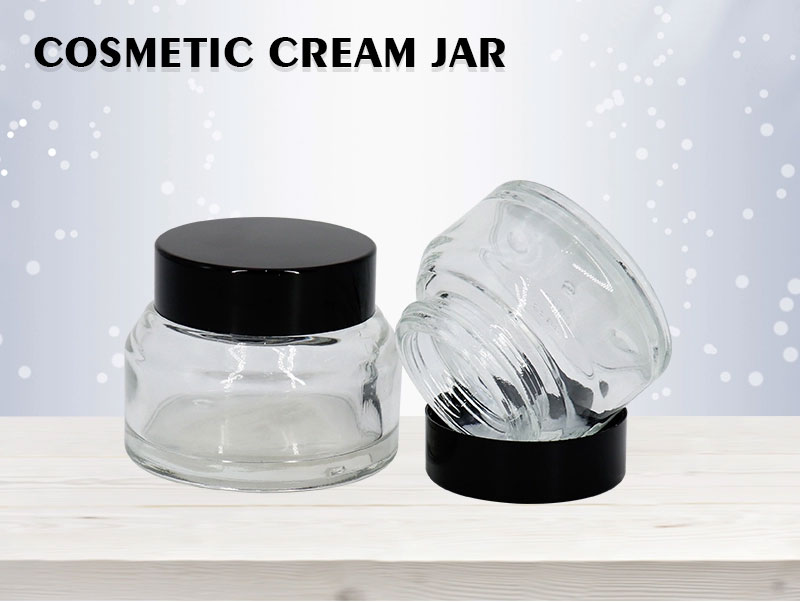 Wholesale Price Customized 30g 50g Transparent Glass Cosmetic Face Cream Jar