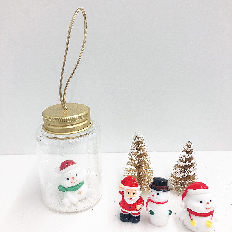 Wholesale Price Diy Christmas Craft Decorations Snow Globe Empty Jars