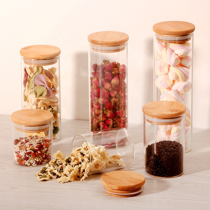 Wholesale Price Round Clear Glass Jar 250ml jar