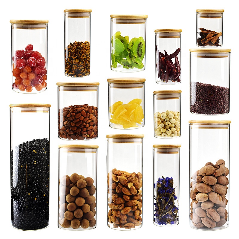 Wholesale Price Round Clear Glass Jar 250ml jar