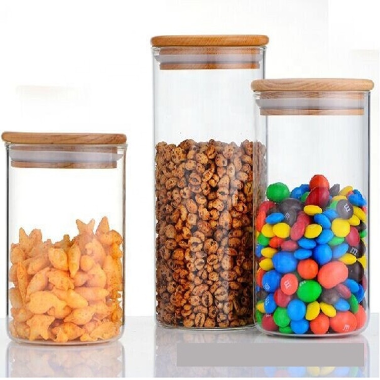 Wholesale Price Round Clear Glass Jar 250ml jar