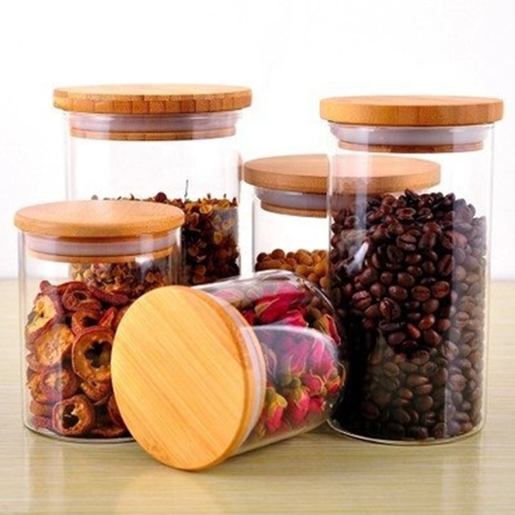 Wholesale Price Round Clear Glass Jar 250ml jar