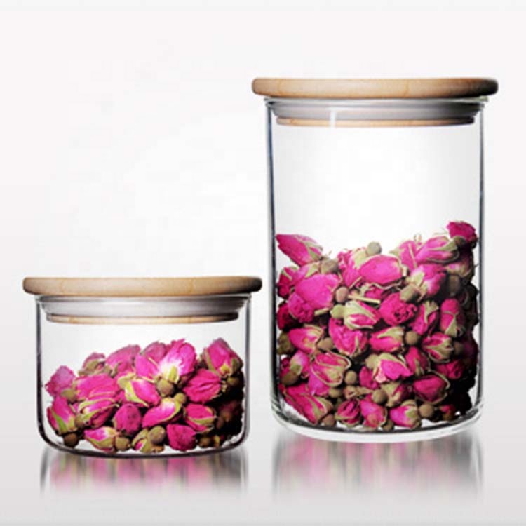 Wholesale Price Round Clear Glass Jar 250ml jar