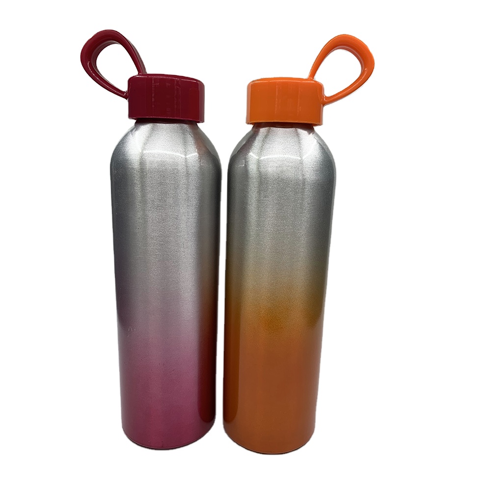 Wholesale Promotion Aluminum Water Bottle with Double Colour Painting
