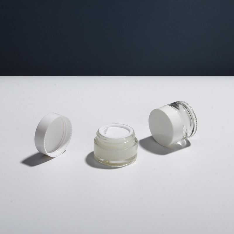 Wholesale Regular Cosmetic Skin Care Cream Packaging Container Glass Jars With Screw Cap