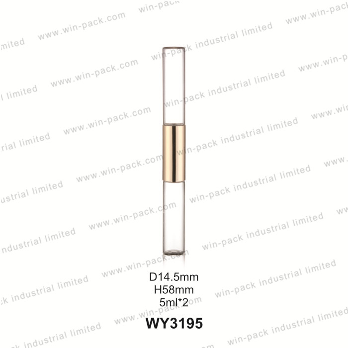 Wholesale Roll on Perfume Oil Bottle Roller Ball 5ml 10ml 3ml Two End Glass with Stainless Steel Essential Oil Screen Printing