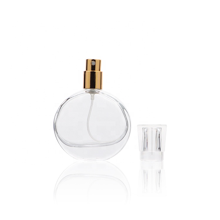 Wholesale Round Refillable New Perfume Bottles 30 ml 50 ml Glass Spray