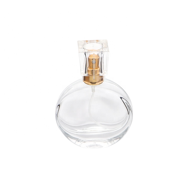 Wholesale Round Refillable New Perfume Bottles 30 ml 50 ml Glass Spray