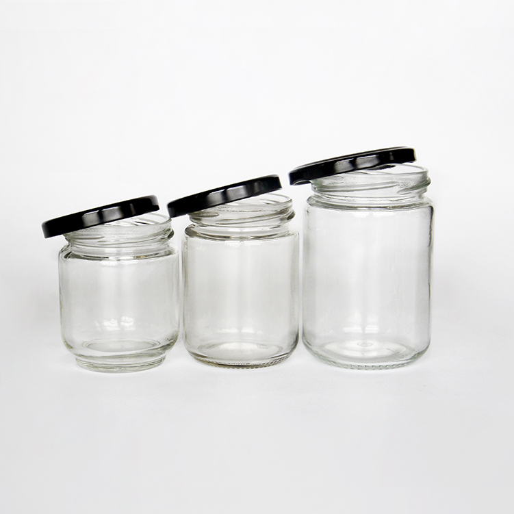 Wholesale Round Shape Chili Sauce Storage Pickle Jars Container For Beef Paste