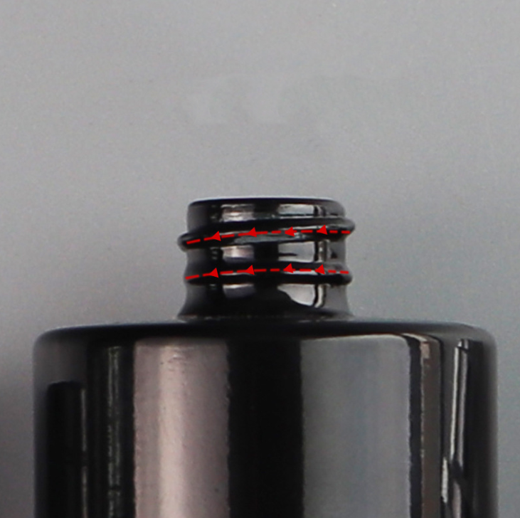 Wholesale Round Shape High quality 30ml perfume glass bottle with magnetic perfume cap and collar