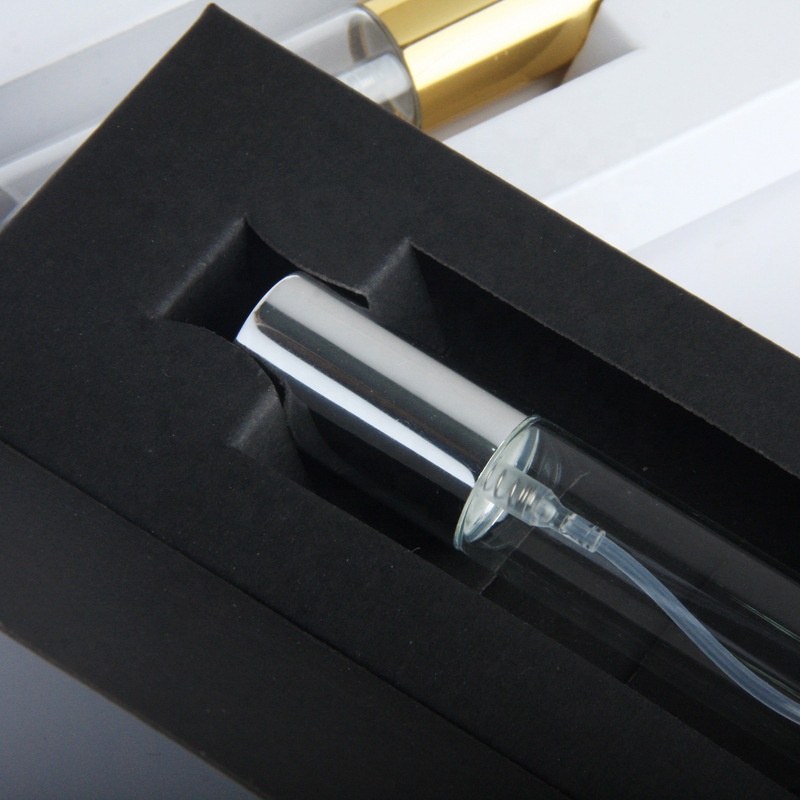 Wholesale Sample Perfume Tube 10ml Glass Perfume Bottle with Carton Box