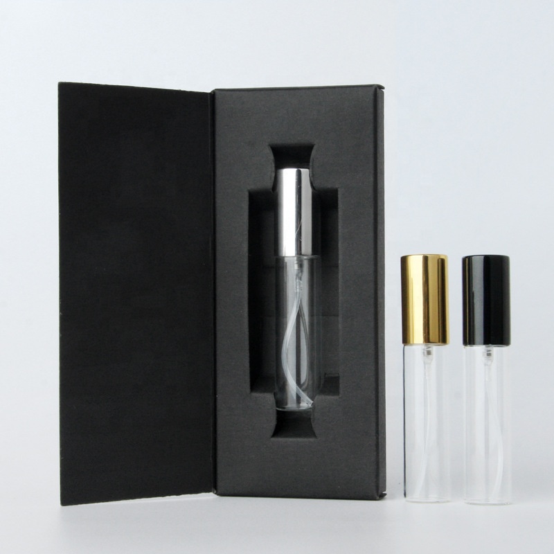 Wholesale Sample Perfume Tube 10ml Glass Perfume Bottle with Carton Box
