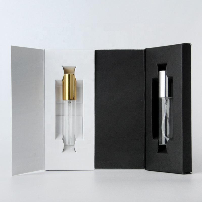 Wholesale Sample Perfume Tube 10ml Glass Perfume Bottle with Carton Box