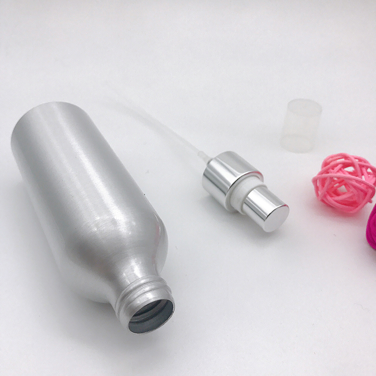 Wholesale Silver Aluminium Cosmetic Water Perfume Mist Sprayer Bottle