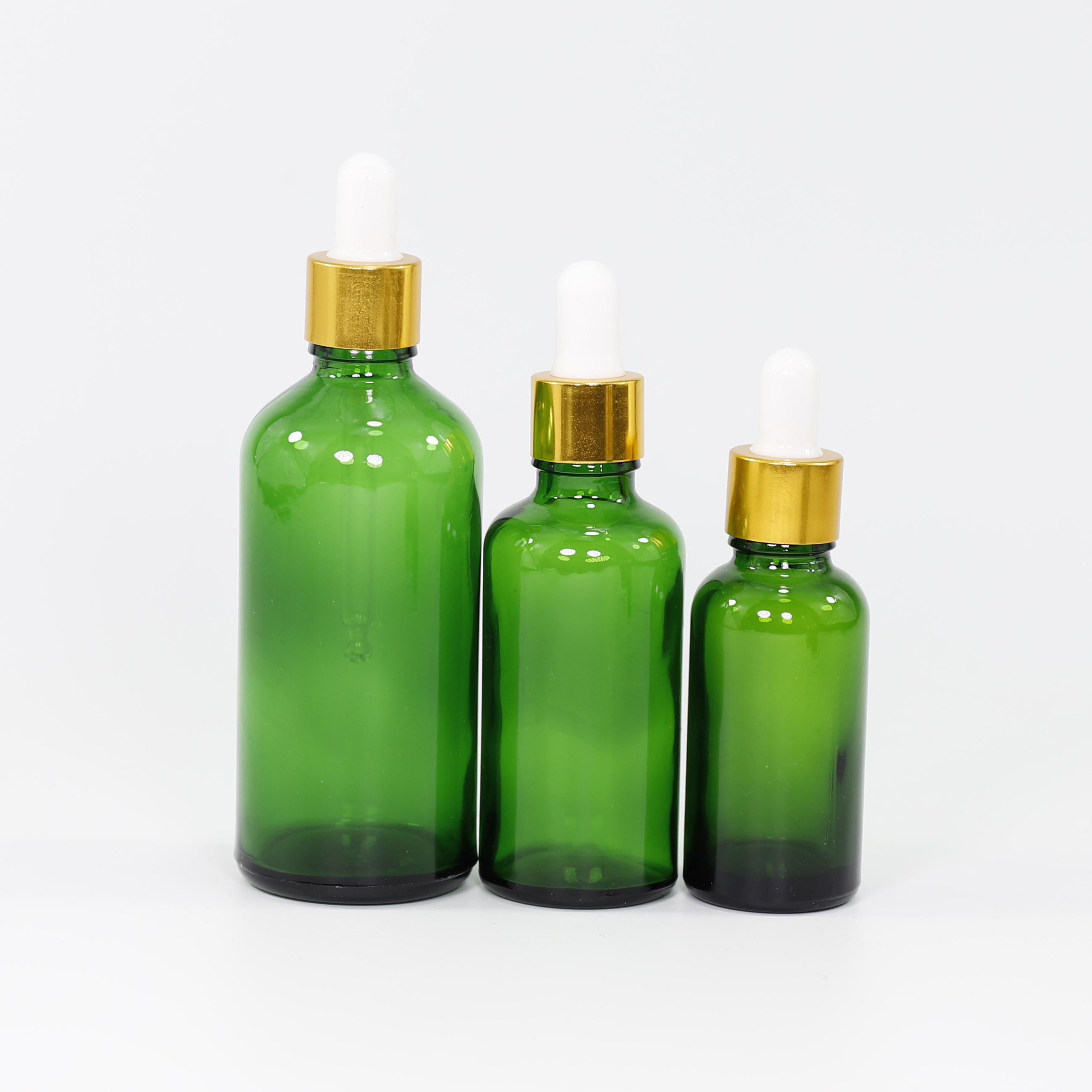 Wholesale Six Color 30ml 50ml Frosted Essential Oil Glass Dropper Bottle
