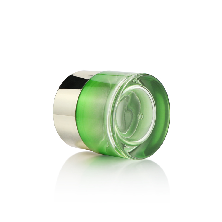 Wholesale Skin care Luxury Cosmetic Glass Bottle 120ml 100ml 40ml 50g 30g Glass Jar with Nice Screw Cap