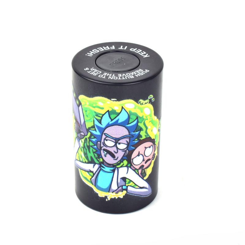 Wholesale Skull Weed Storage Smell Proof Herb Seal Container Plastic Weed Storage Stash Jar