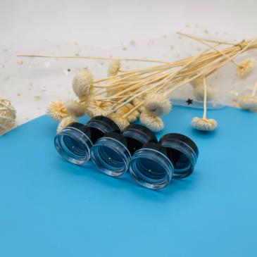 Wholesale Small Clear Plastic Cosmetic Cream Jars with Screw Lids